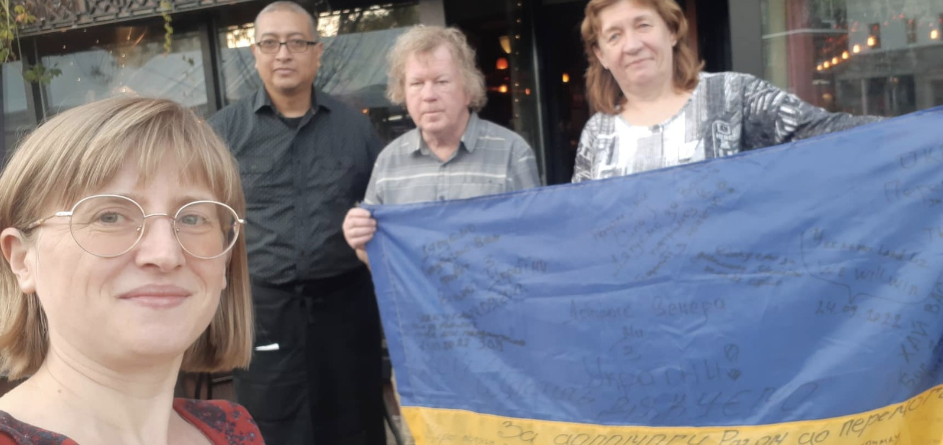 Найкращий подарунок для американців - український прапор! 