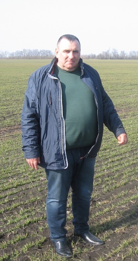 Микола Слинько на полі