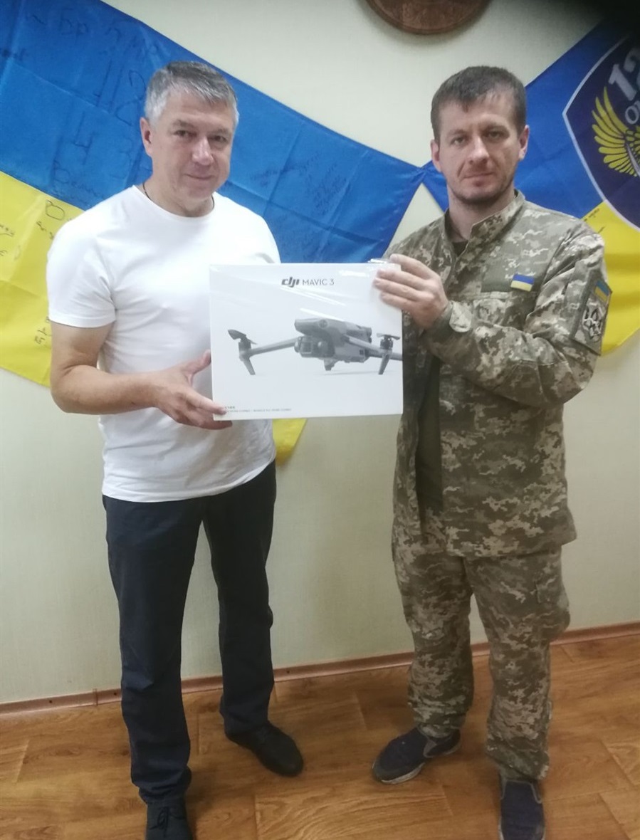 Дрон у захисників