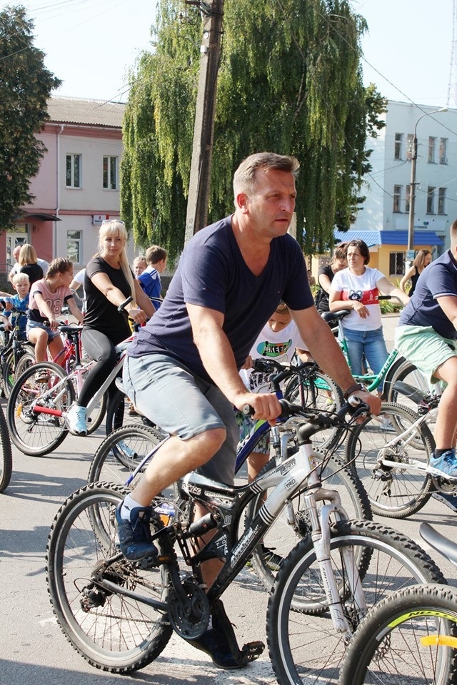 Міський голова приєднався до учасників велопробігу