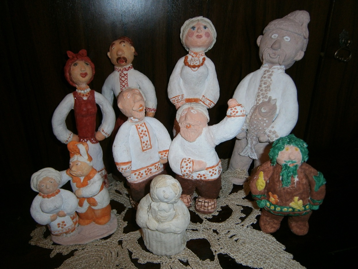 Ляльки з солоного тіста
