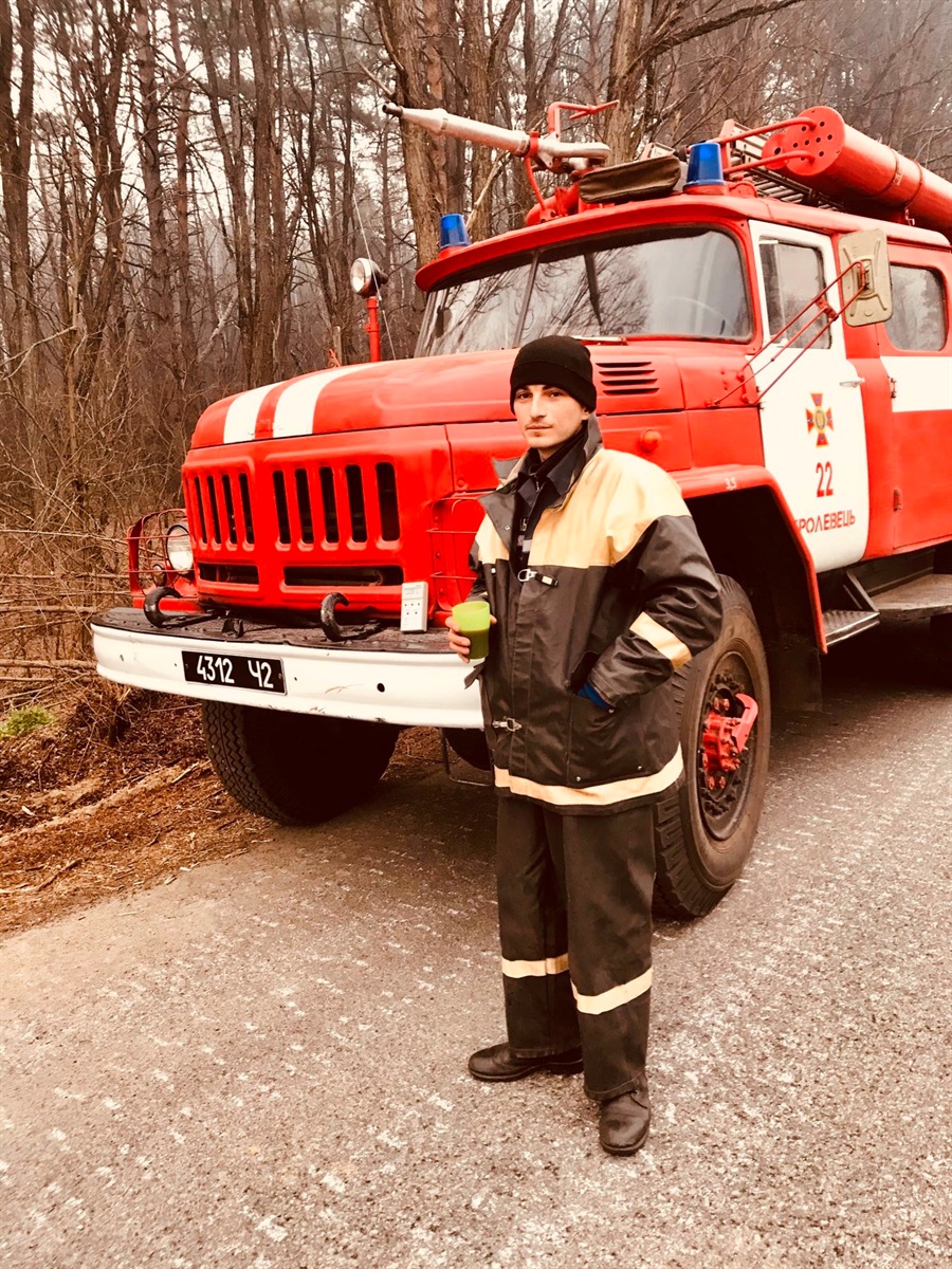Під час виїзду на гасіння пожеж під Чорнобилем