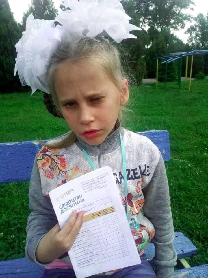 Даша Блажко у школі