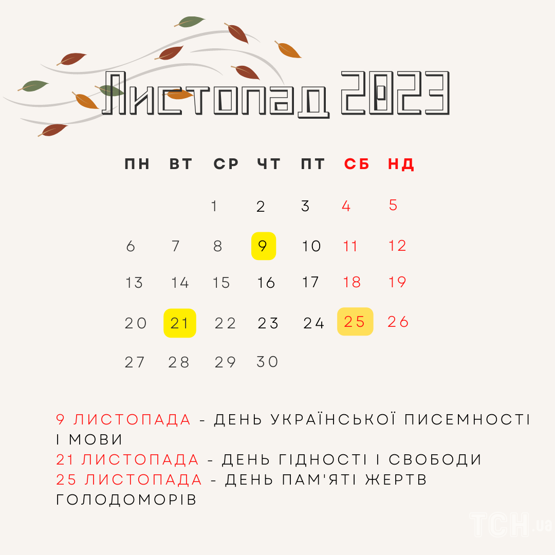 листопад 2023