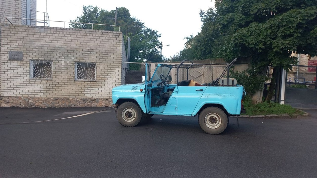 Автівка, яку пані Клавдія віддала на потреби ЗСУ