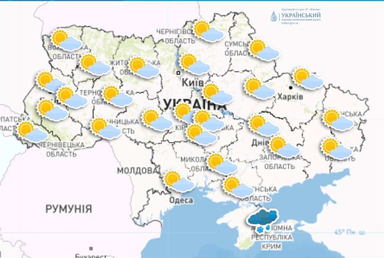 погода в Україні, український гідрометцентр