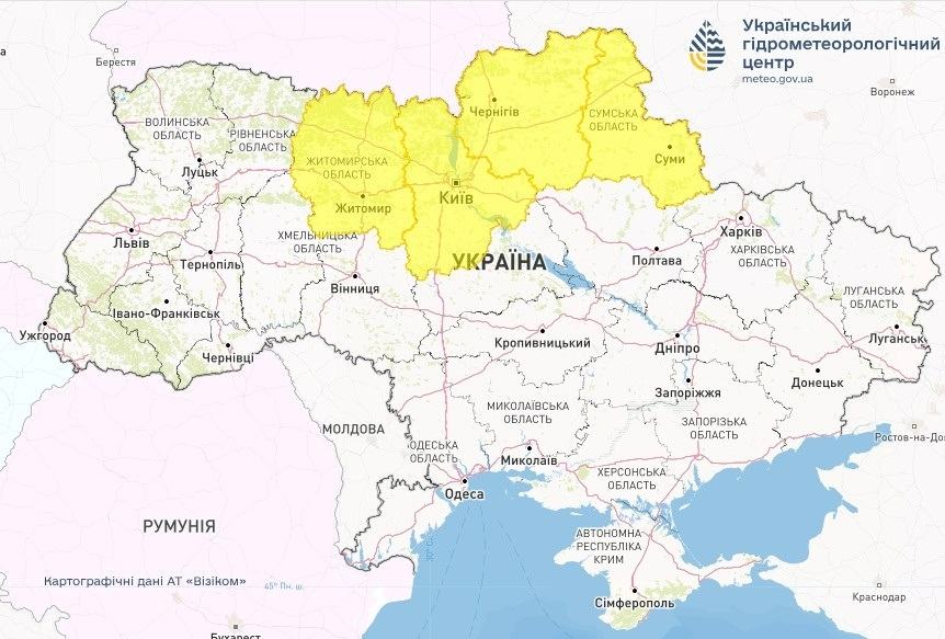 погода на Сумщині, погода в Україні, прогноз погоди