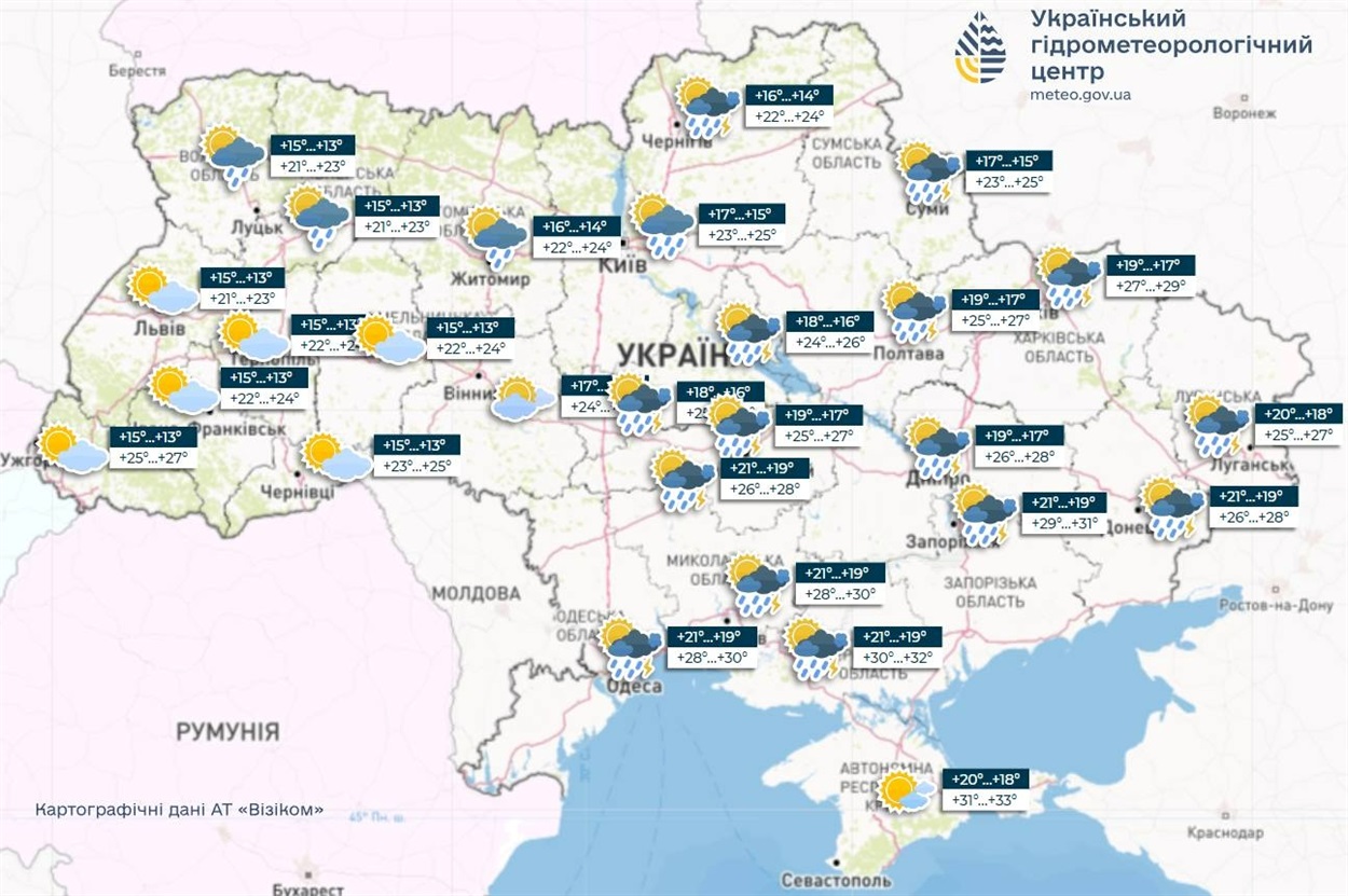 прогноз погоди