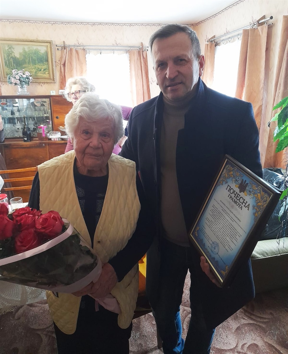 Олександра Федорівна Семенченко, Білопілля, 100-річний ювілей