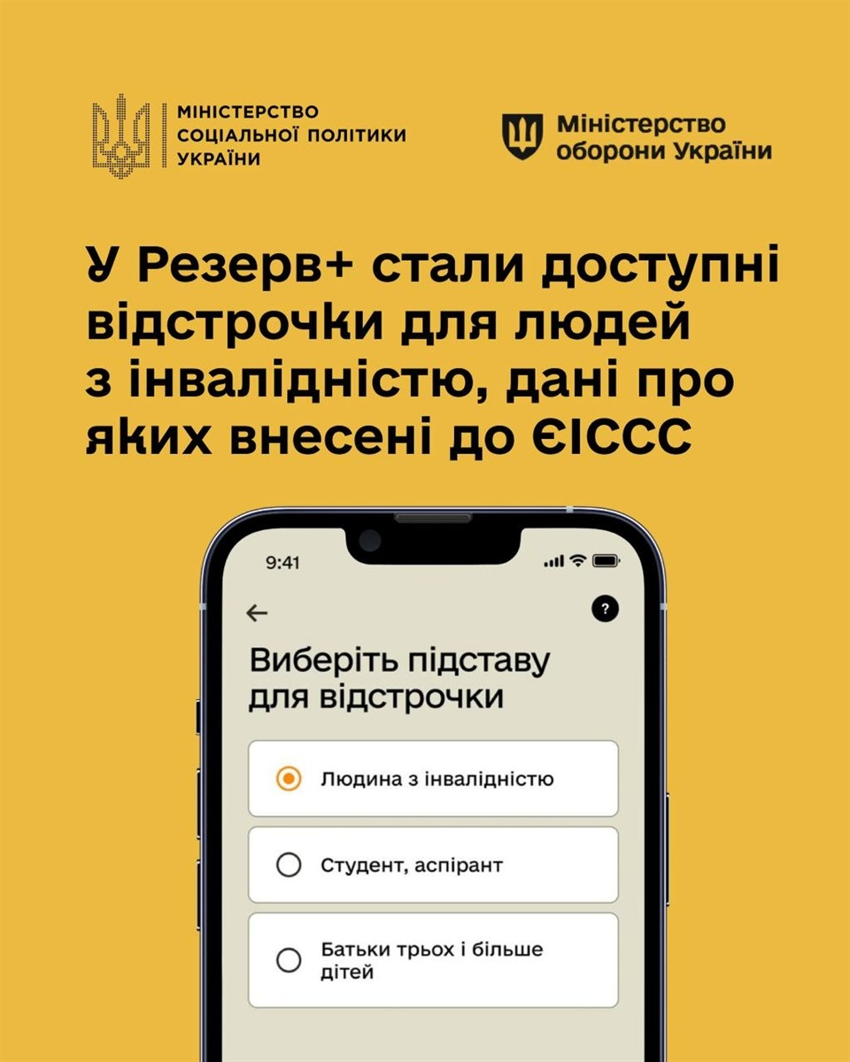 Резерв+ відстрочка