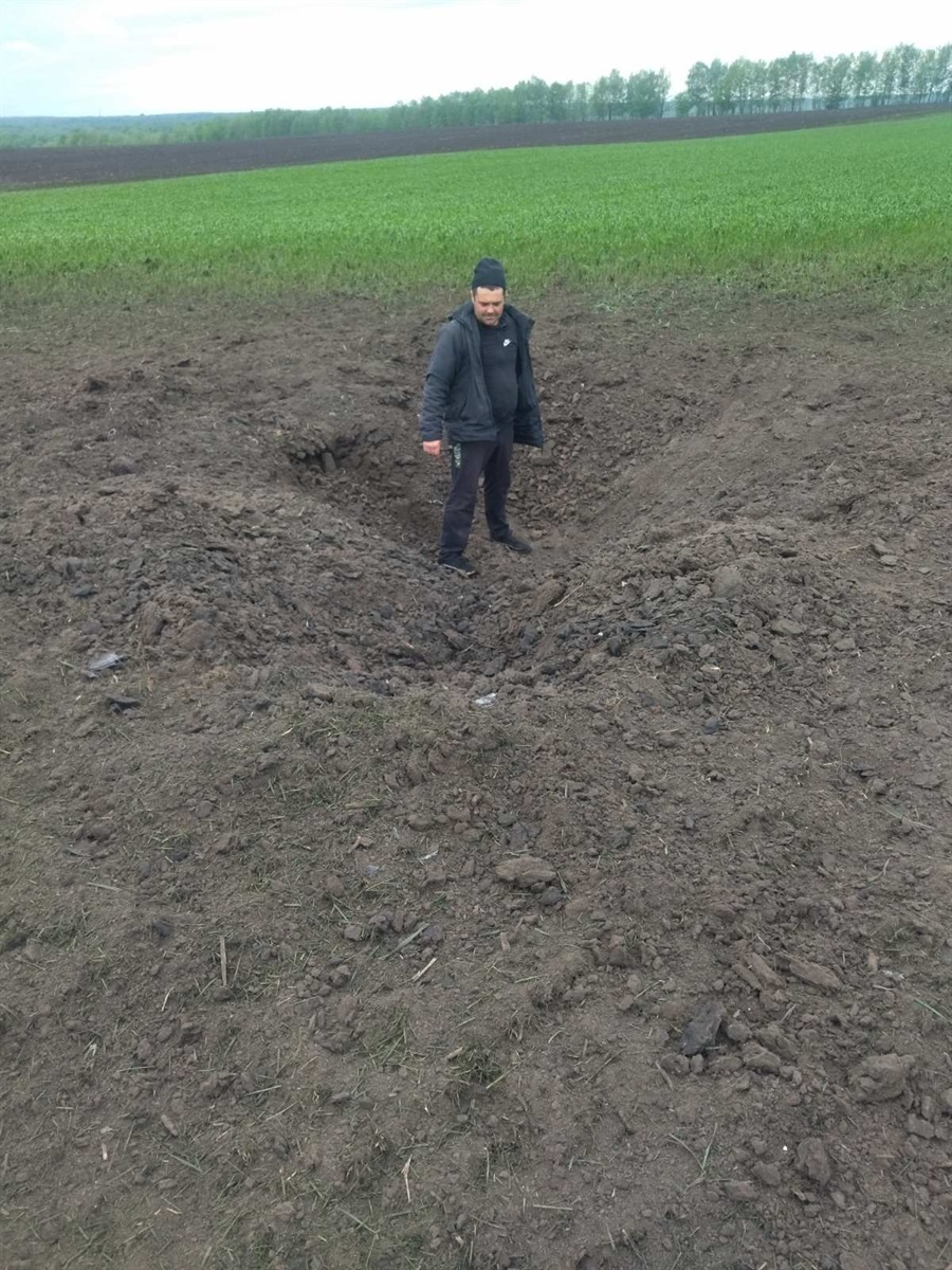 На поле з озиминою вчара, 5 травня,  прилетів КАБ