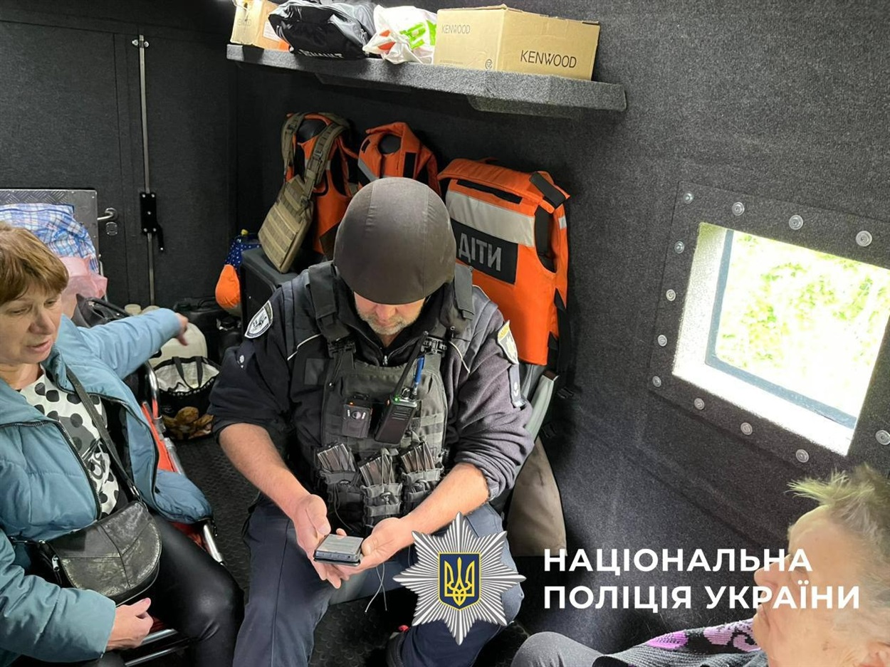 Білий янгол, евакуація, Білопільська громада