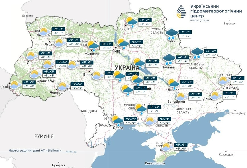 прогноз погоди