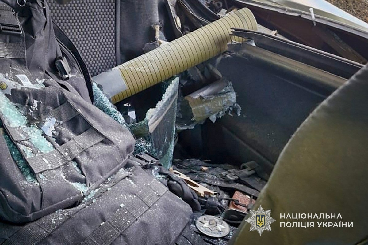 На Білопільщині ворожий безпілотник атакував поліцейських, які прямували на службу