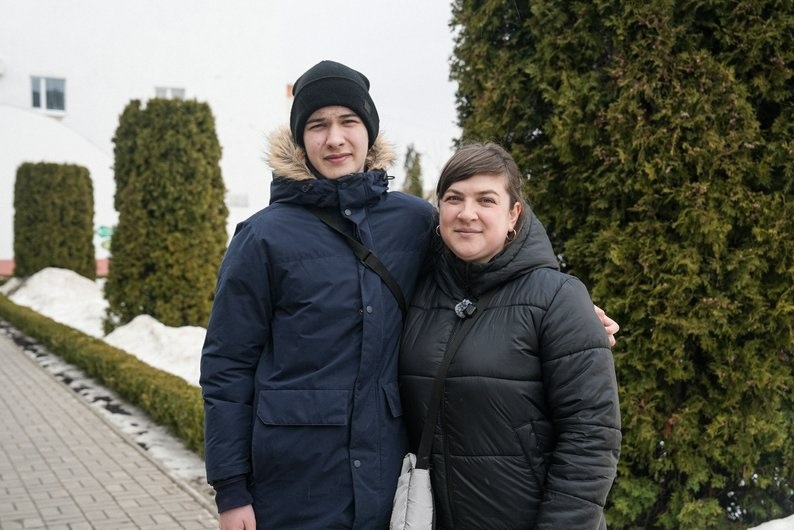 Назар із мамою Ганною