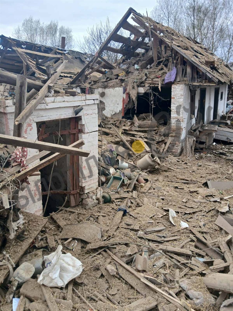 Напередодні Великодня росіяни вдарили по Білопіллю КАБом