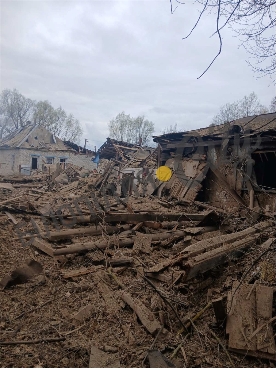 Напередодні Великодня росіяни вдарили по Білопіллю КАБом