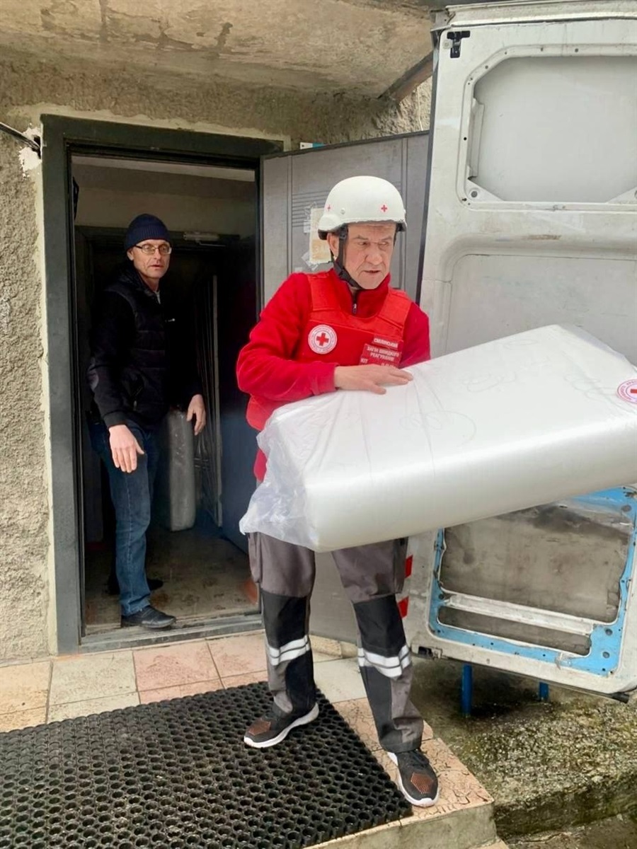 Волонтери ТЧХ привезли допомогу до Білопільської громади для облаштування укриттів