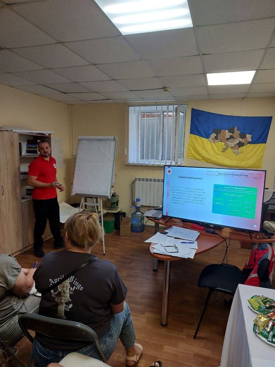 Для працівників Білопільської міської ради провели тренінг із реагування на НС