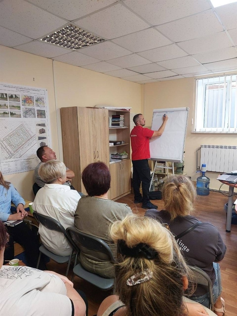 Для працівників Білопільської міської ради провели тренінг із реагування на НС