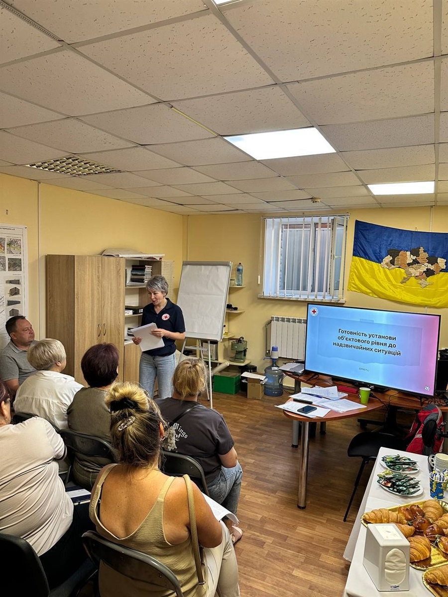 Для працівників Білопільської міської ради провели тренінг із реагування на НС