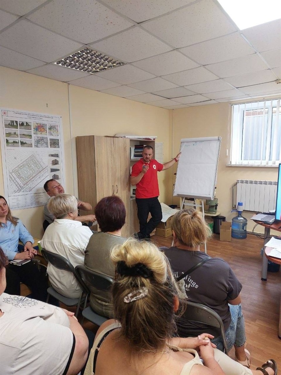 Для працівників Білопільської міської ради провели тренінг із реагування на НС