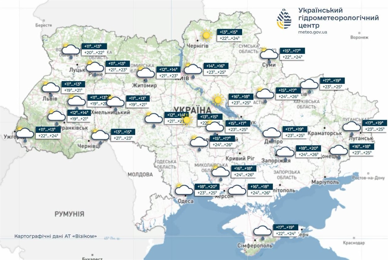 прогноз погоди